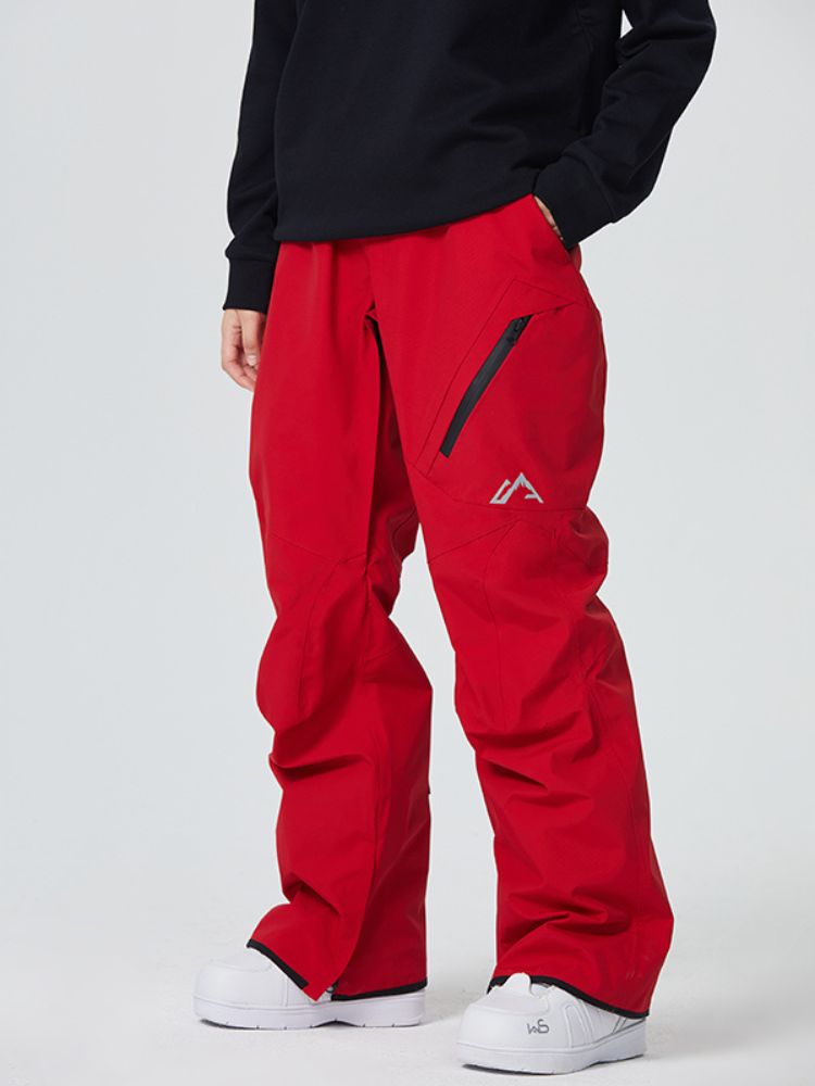 Diagonal Zipper Snow Pants - Men's | Searipe