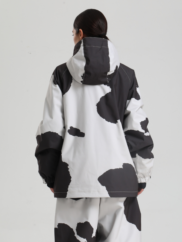 Gsou Snow Bold Cow Print Snow Jacket – Women's