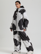Gsou Snow Bold Cow Print Snow Jacket – Women's
