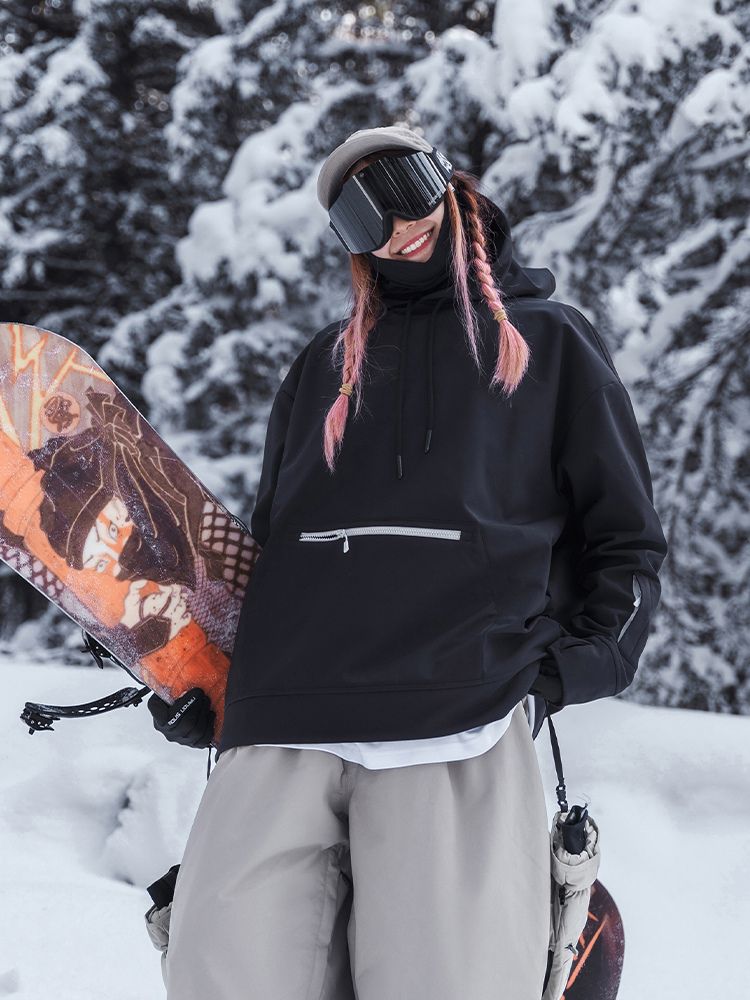 Chic Zip-Pocket 10K Hoodie – Women's | NANDN