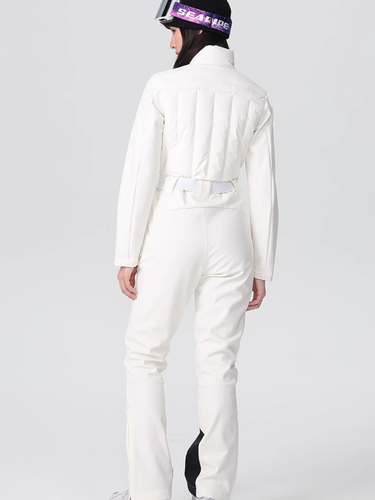 Luxe Insulated Slim-Fit Ski Jumpsuit - Women's | Searipe