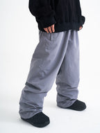 Grey Baggy Snow Pants - Men's | TRICKER