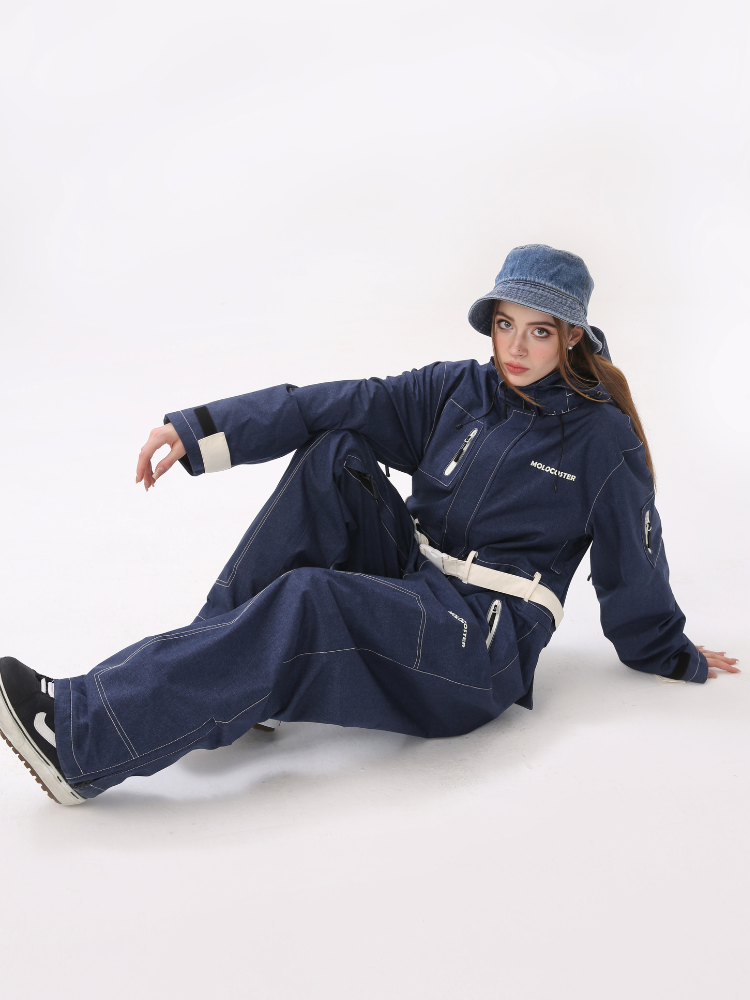 Molocoster All-Mountain Denim Ski Jumpsuit - Women's
