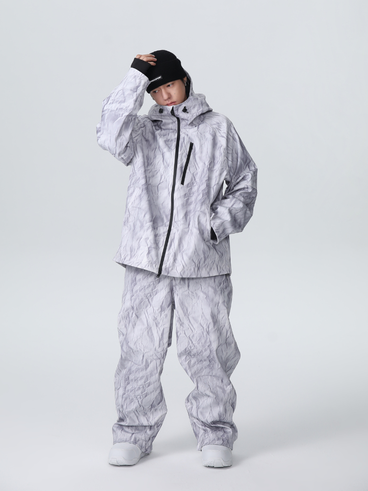 Denim Drift Baggy Insulated Snow Suit - Men's | Searipe