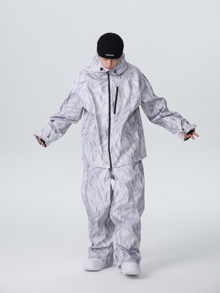 Searipe Denim Drift Baggy Snow Suit - Men's