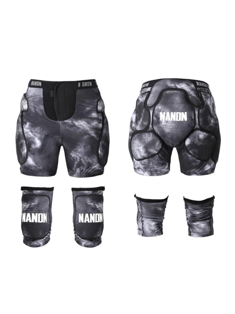 Tri-Flex Protective Shorts & Knee Pads Set – Unisex | NANDN