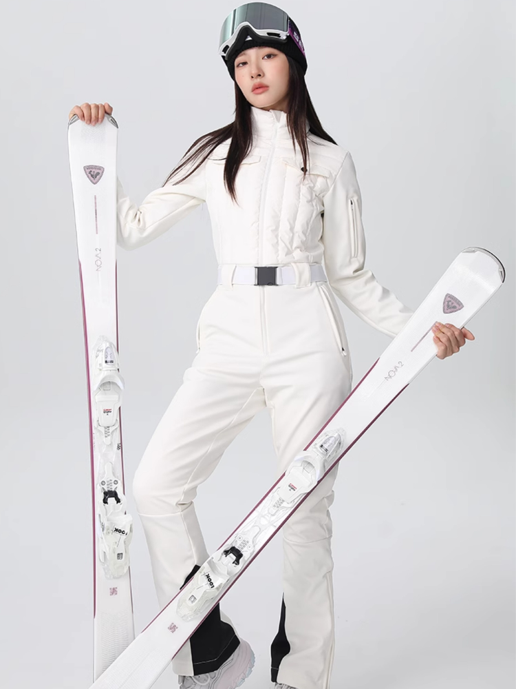 Luxe Insulated Slim-Fit Ski Jumpsuit - Women's | Searipe