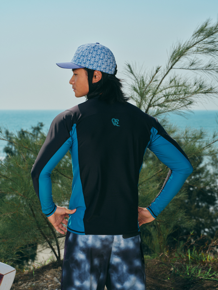 UPF50+ Colorblock Performance Rash Guard – Men's | ChillHang