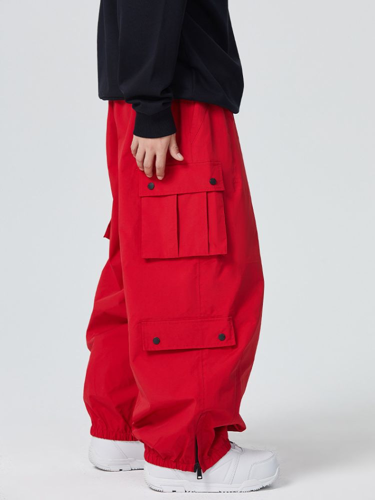 3L Monochrome Baggy Cargo Pants - Men's | Searipe