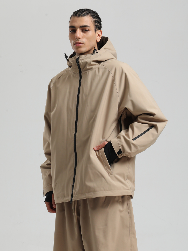 Sleek Oversized 20K Snow Jacket - Men's | Gsou Snow