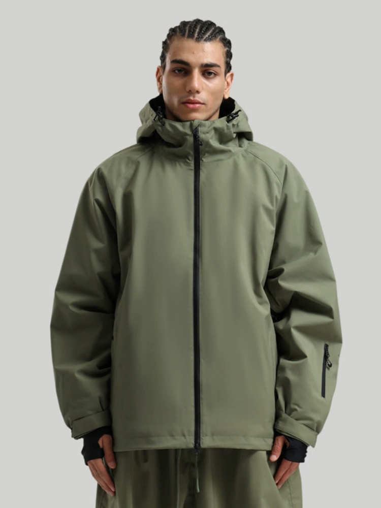 Sleek Oversized 20K Snow Jacket - Men's | Gsou Snow