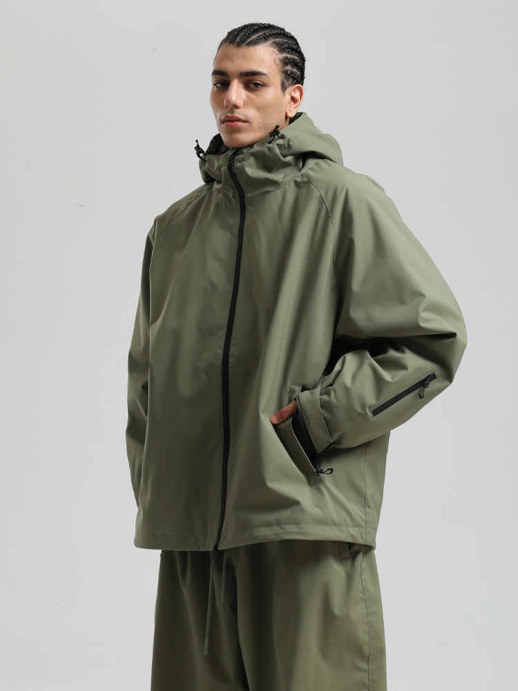 Sleek Oversized 20K Snow Jacket - Men's | Gsou Snow