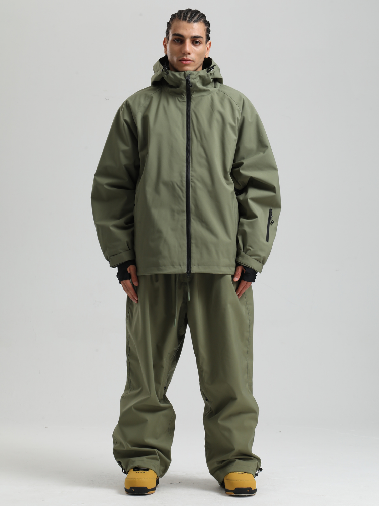 Sleek Oversized Snow Suit - Men's | Gsou Snow