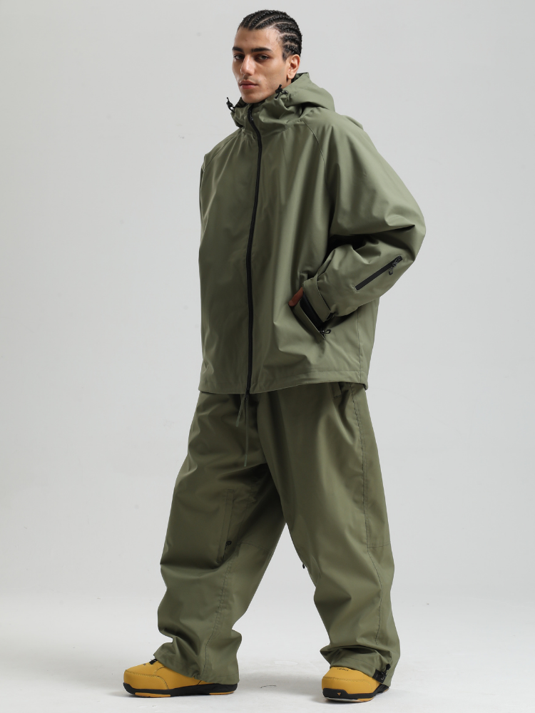 Sleek Oversized Snow Suit - Men's | Gsou Snow