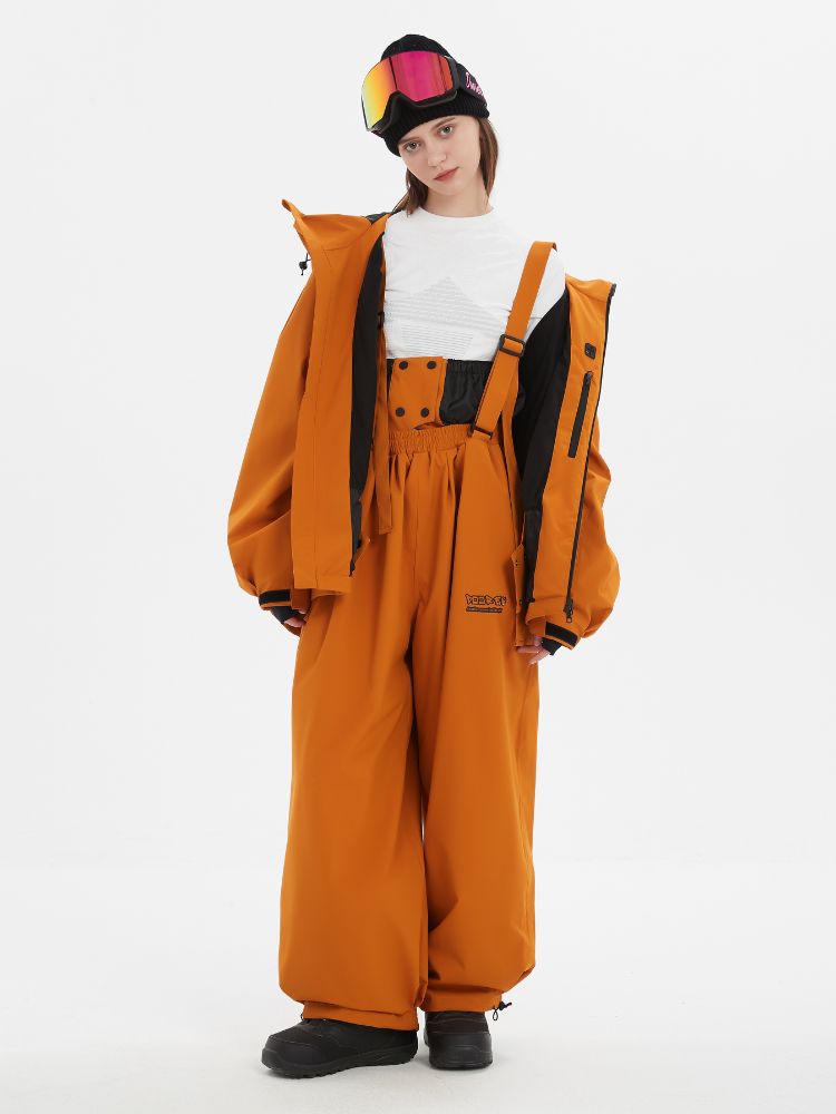 Suspender Baggy Snow Pants - Unisex | Doorek