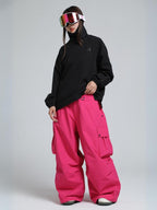 Baggy Loose Fit Cargo Snowboard Pants - Unisex | Gsou Snow