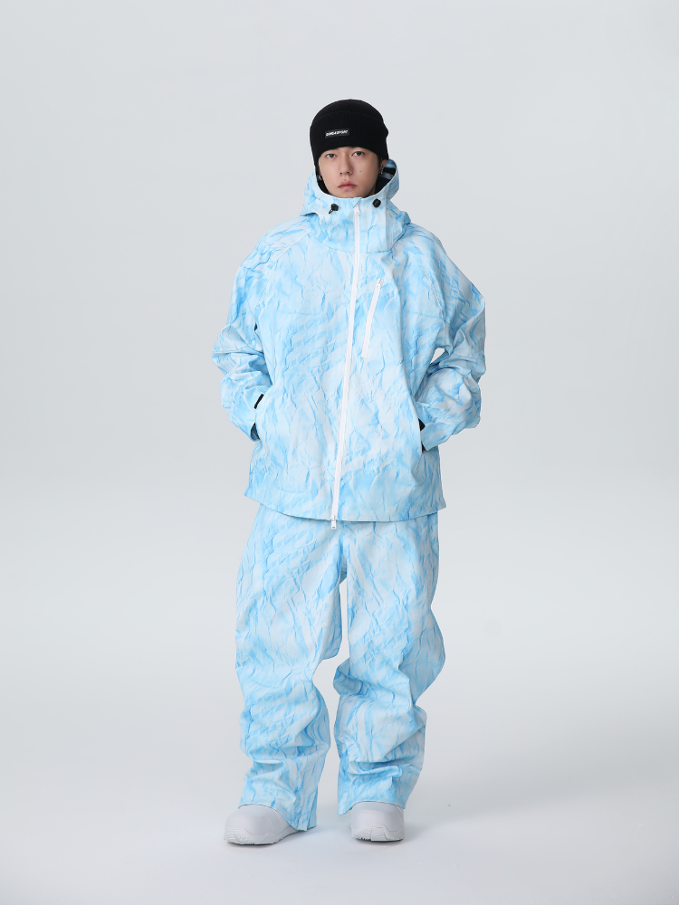 Searipe Denim Drift Baggy Snow Suit - Men's