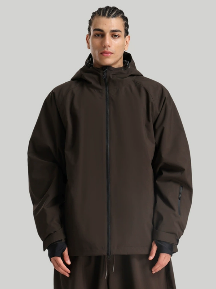 Sleek Oversized 20K Snow Jacket - Men's | Gsou Snow