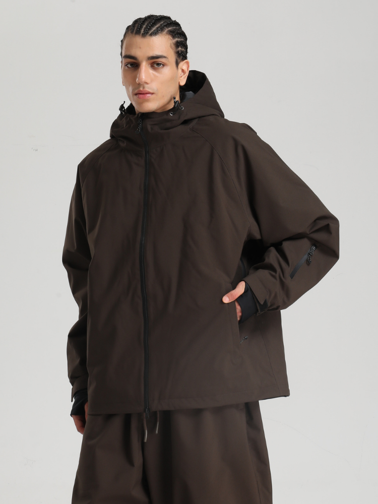 Sleek Oversized 20K Snow Jacket - Men's | Gsou Snow