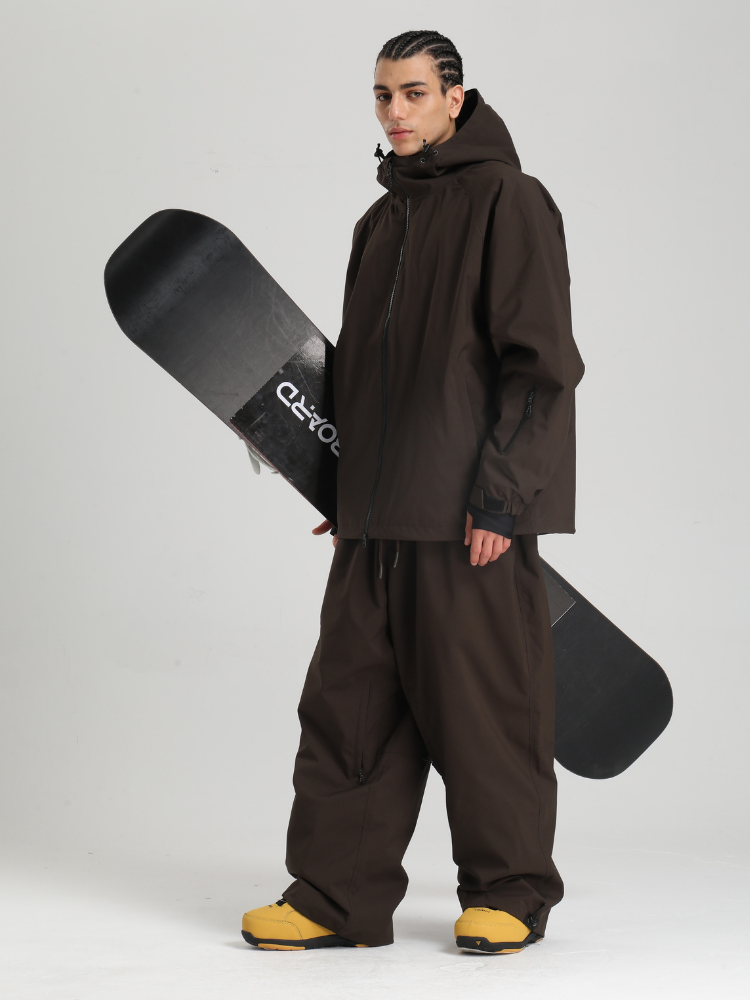 Sleek Oversized 20K Snow Jacket - Men's | Gsou Snow
