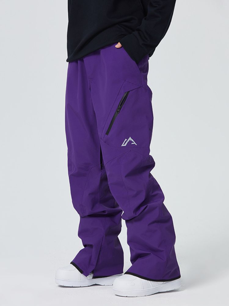 Diagonal Zipper Snow Pants - Men's | Searipe