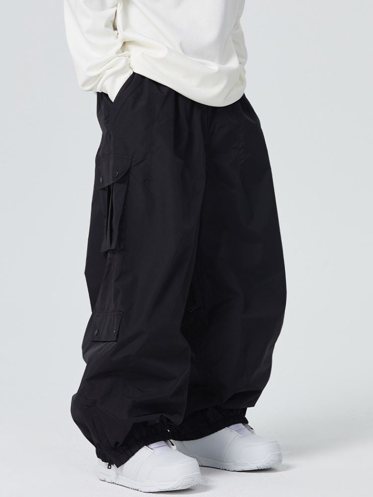 Searipe 3L Monochrome Baggy Cargo Pants - Women's