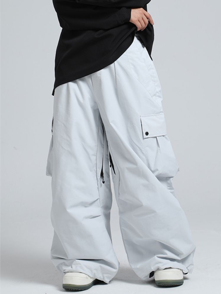 Baggy Loose Fit Cargo Snowboard Pants - Unisex | Gsou Snow