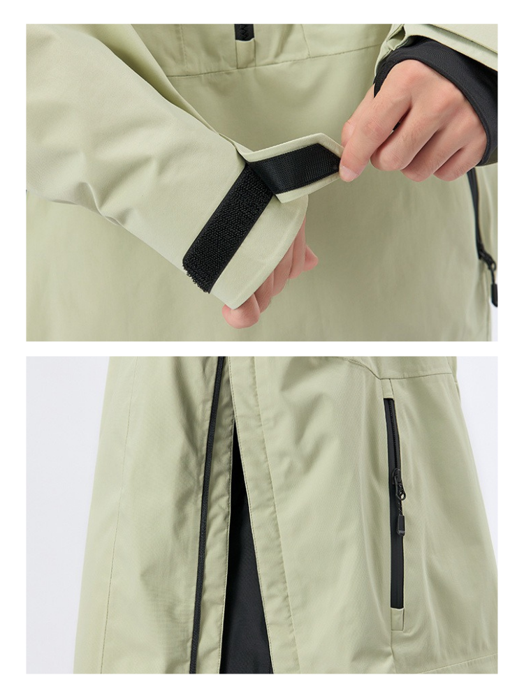 Shield Lite 3L Half-Zip Shell Jacket – Unisex | NANDN