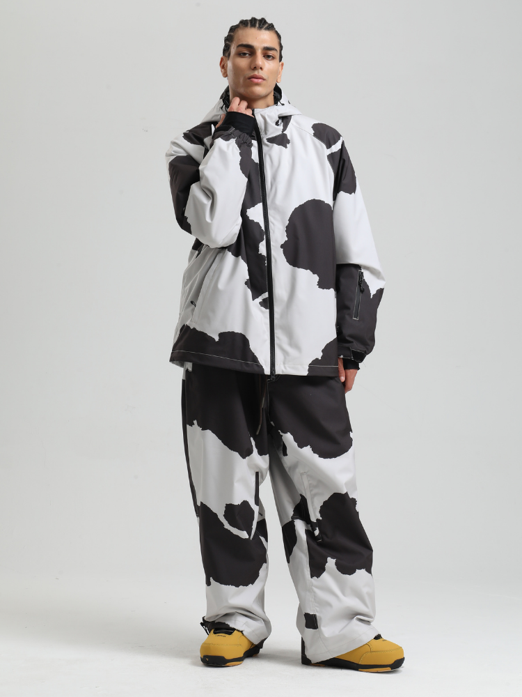 Bold Cow Print 20K Snow Jacket - Men's | Gsou Snow