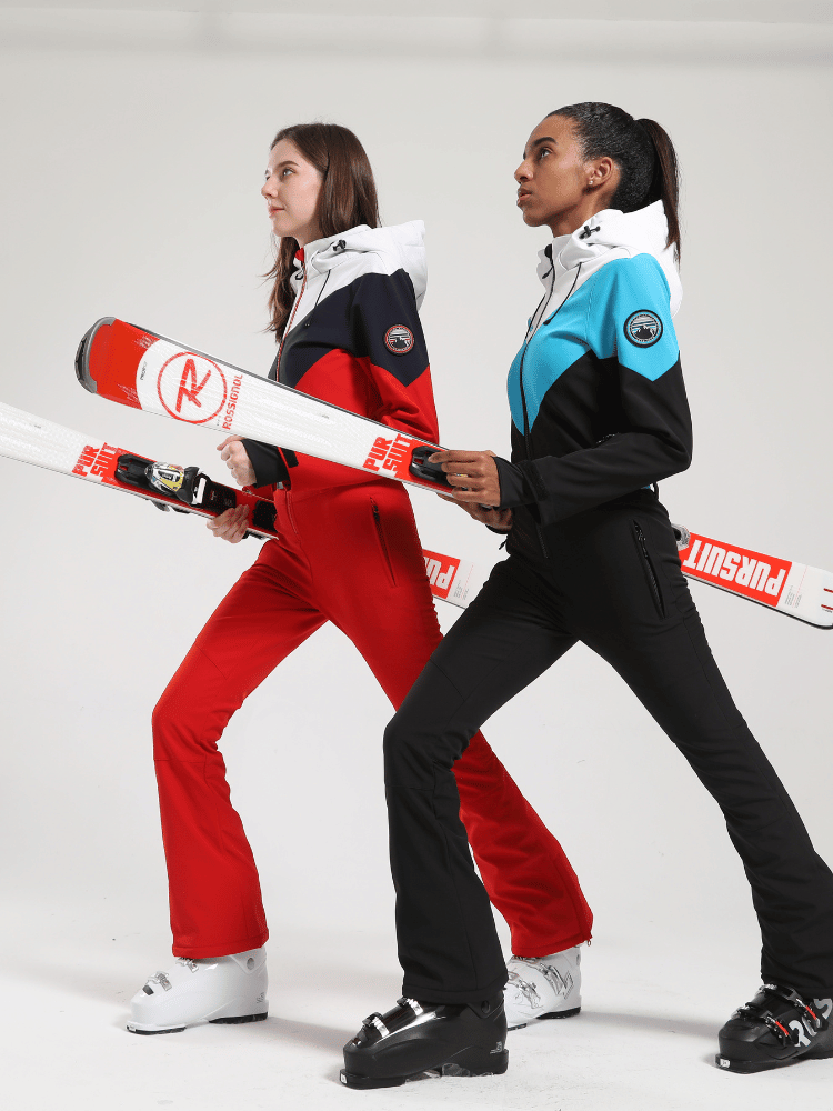 Gsou Snow Vintage Color-Block Ski Suit - Women's
