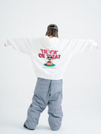 White Frost Peak Fleece Hoodie - Women's | TRICKER