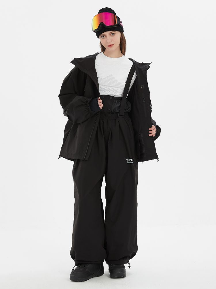 Suspender Baggy Snow Pants - Unisex | Doorek