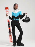 Vintage Color-Block Ski Suit - Women's | Gsou Snow