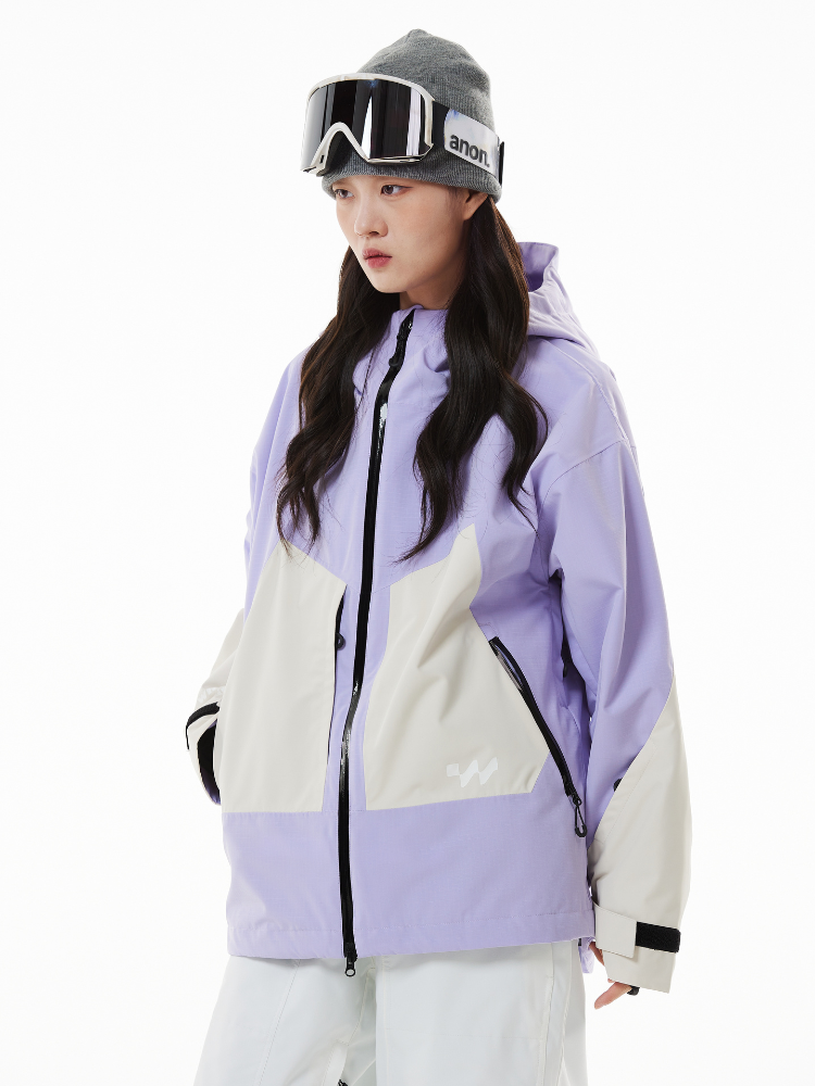 Warmouth 20K/15K Colorblock Snowboard Jacket - Women's | WhiteMarine
