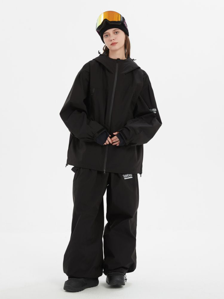 Suspender Baggy Snow Pants - Unisex | Doorek