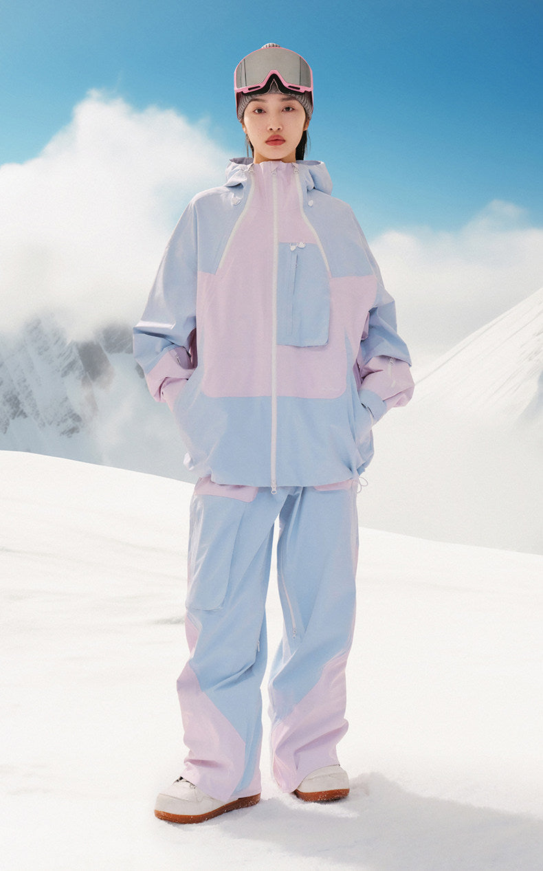 SuperB Color Blend Snow Tech Shell Ski Jacket - Unisex | NowInSnow