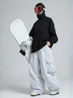 Baggy Loose Fit Cargo Snowboard Pants - Unisex | Gsou Snow
