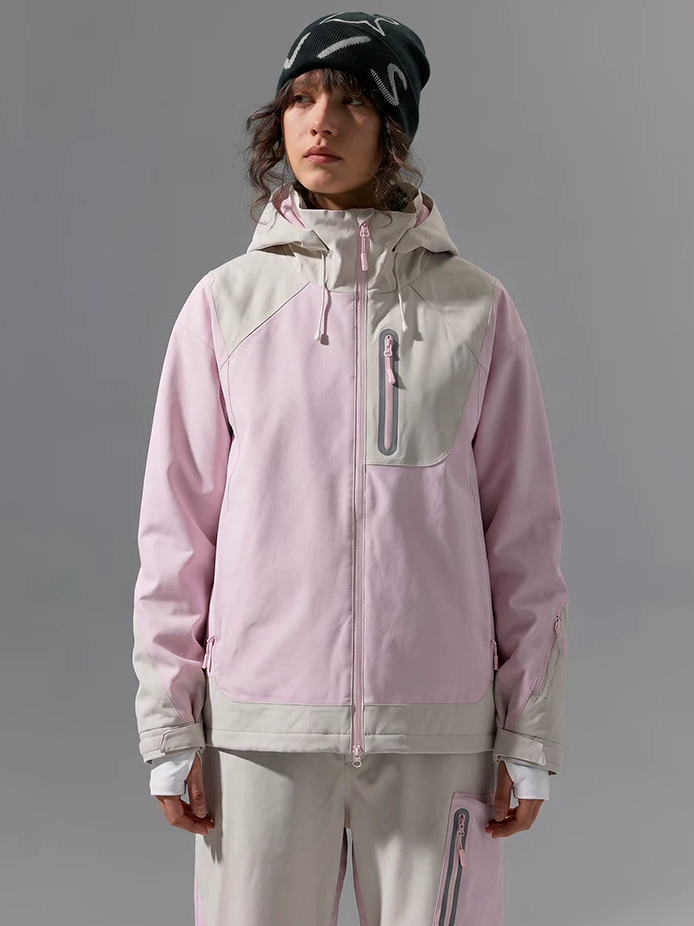 3L Pastel Colorblock Ski Jacket - Unisex | NowInSnow