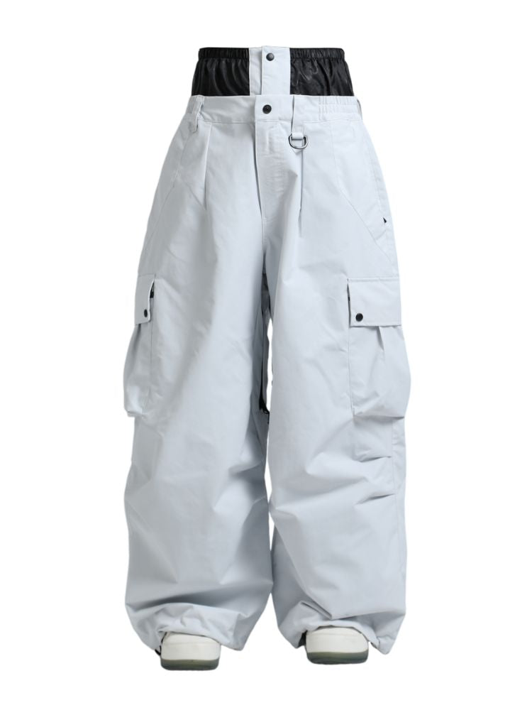 Baggy Loose Fit Cargo Snowboard Pants - Unisex | Gsou Snow