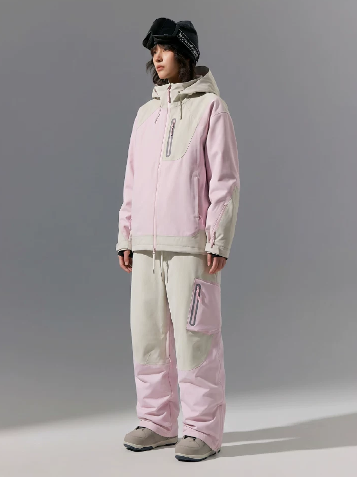 3L Pastel Colorblock Ski Jacket - Unisex | NowInSnow