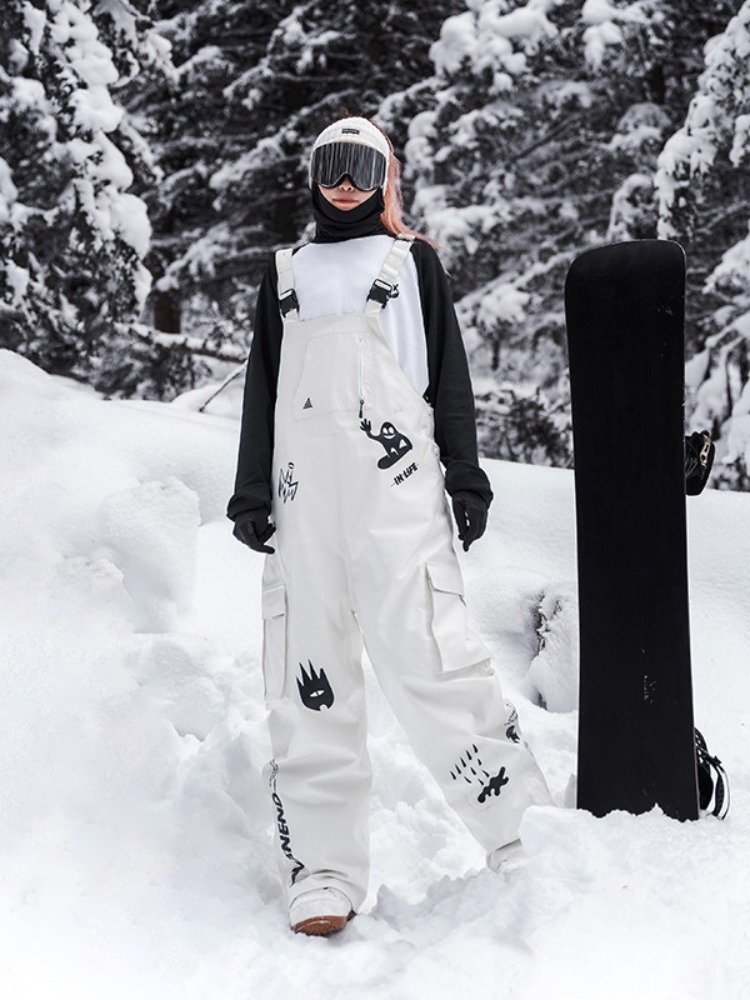 Graffiti 10K Baggy Bib Pants – Unisex | NANDN