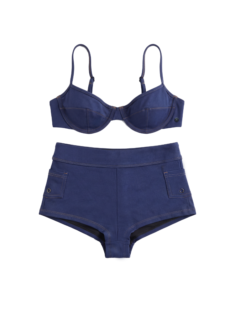Sporty Color-Block Four-Way Stretch Bikini Set - Women's | ChillHang