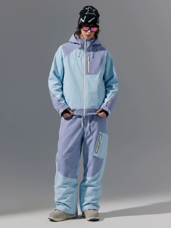 3L Pastel Colorblock Ski Jacket - Unisex | NowInSnow