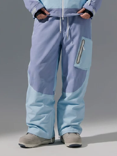 3L Pastel Colorblock Ski Pants - Unisex | NowInSnow