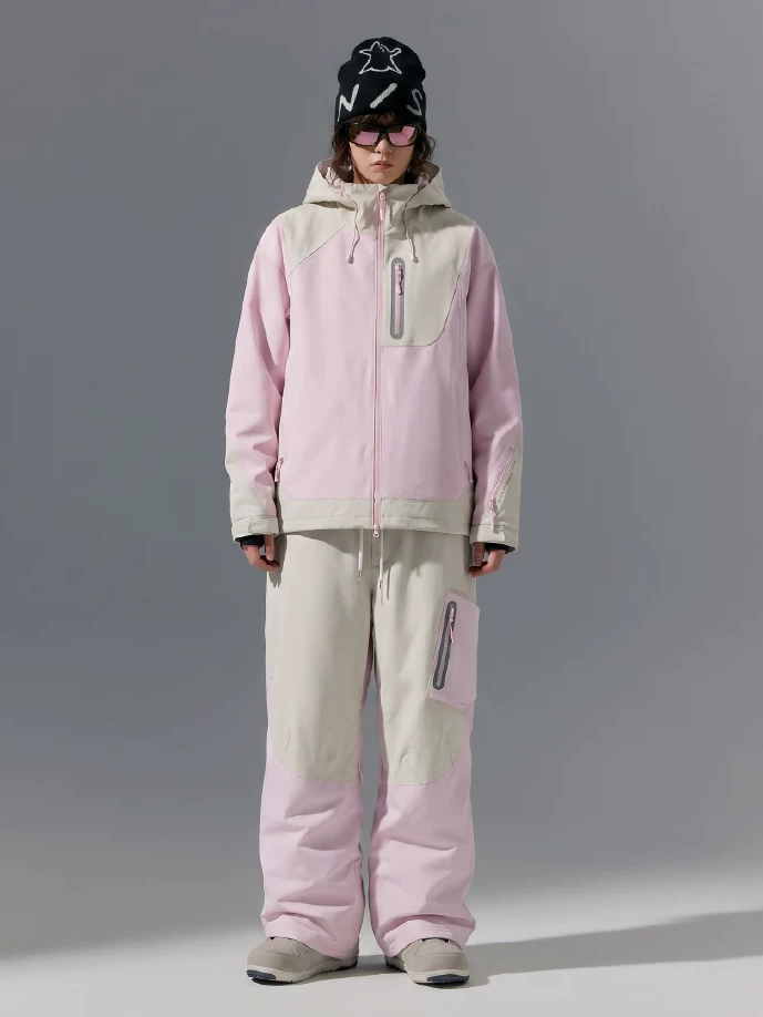 3L Pastel Colorblock Ski Pants - Unisex | NowInSnow