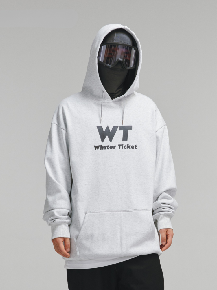 Freeride Baggy Fleece Ski Hoodie – Unisex | Winter Ticket