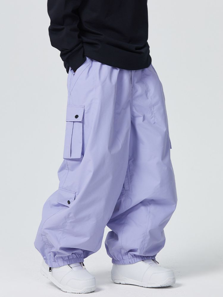 3L Monochrome Baggy Cargo Pants - Unisex | Searipe
