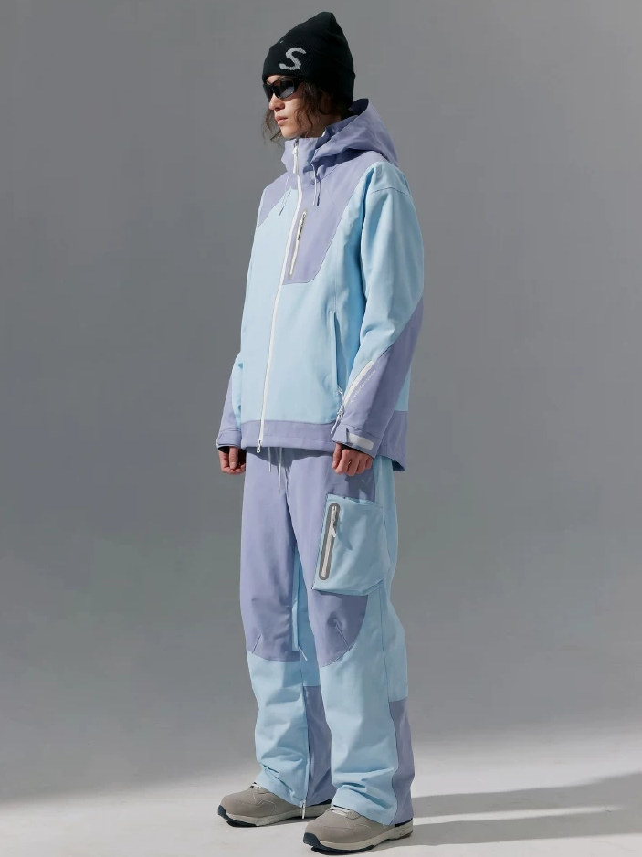 3L Pastel Colorblock Ski Jacket - Unisex | NowInSnow