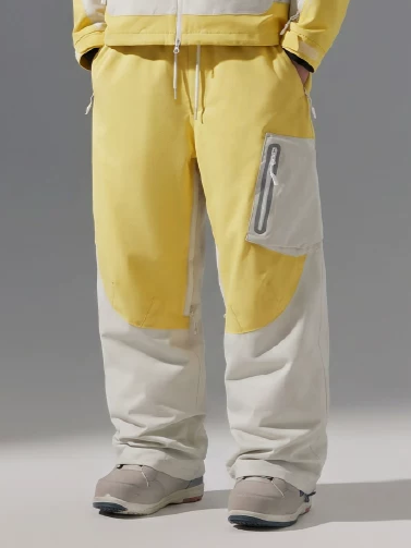 3L Pastel Colorblock Ski Pants - Unisex | NowInSnow