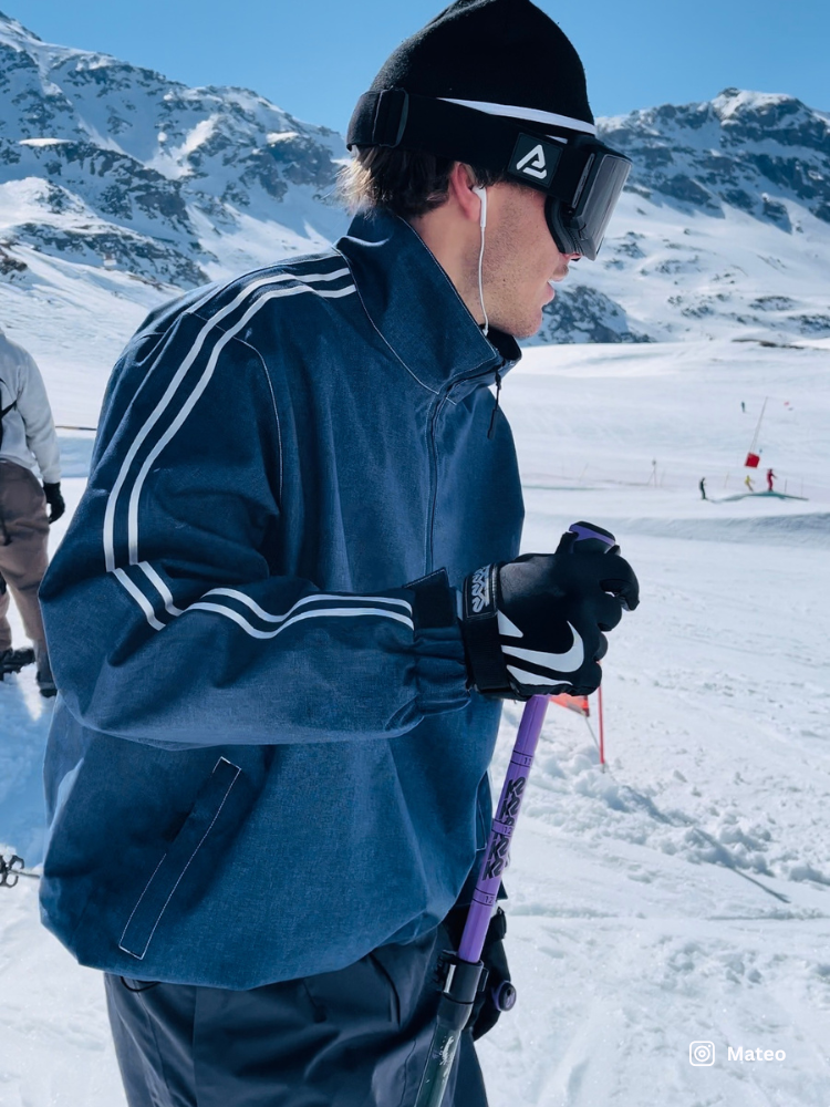 Molocoster Loose Fit Denim Ski Pullover – Unisex